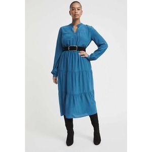 NWT Witchery Blue Maxi Dress Size 8